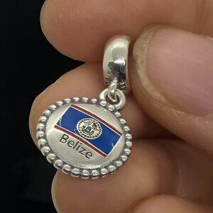 ✨🔥Pandora Belize Flag Exclusive Charm Pendant
